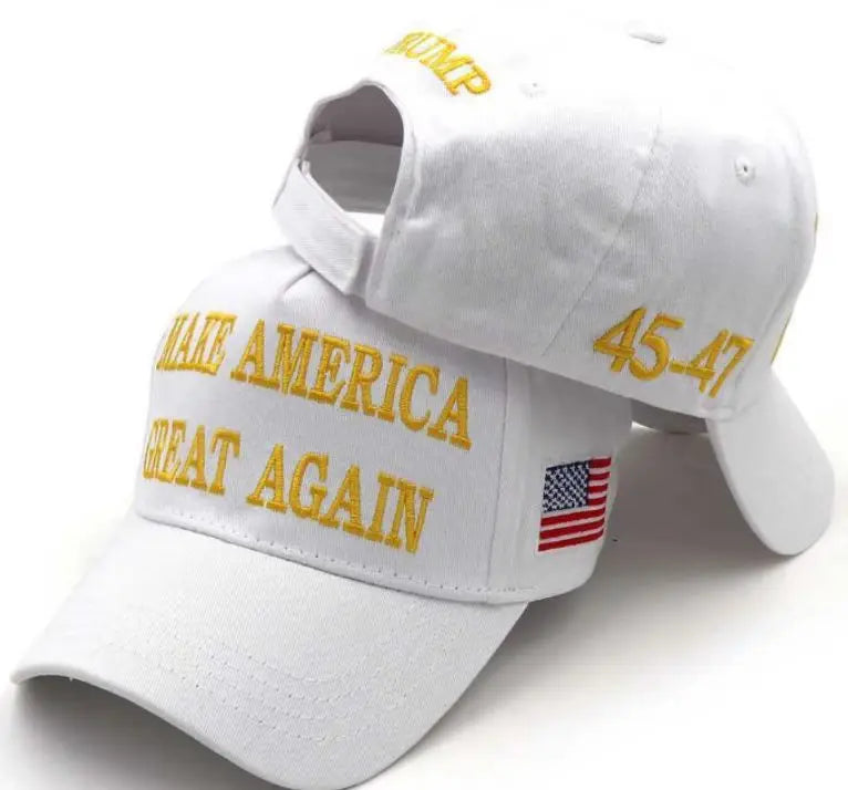 2025 New Donald Trump Cap 45-47 President Hat USA Snapback Baseball Caps Fashion Embroidered Hat