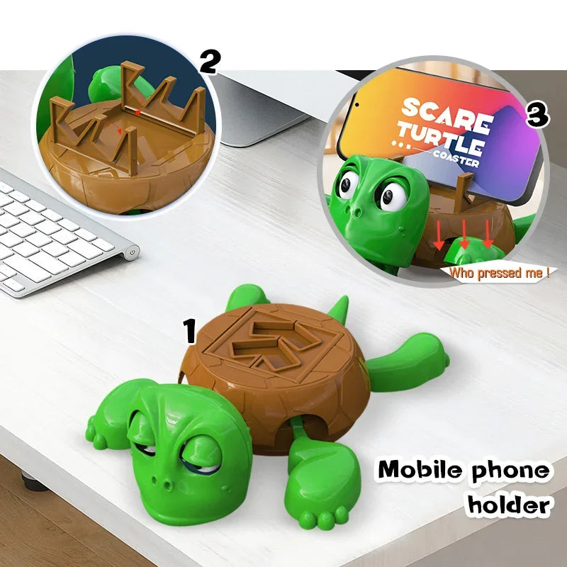Creative Turtle Cup Pad Phone Holder Stand Tea Coffee Mug Drinks Holder Coaster Tableware Decorative 3D Printed Ornament