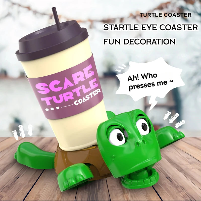 Creative Turtle Cup Pad Phone Holder Stand Tea Coffee Mug Drinks Holder Coaster Tableware Decorative 3D Printed Ornament