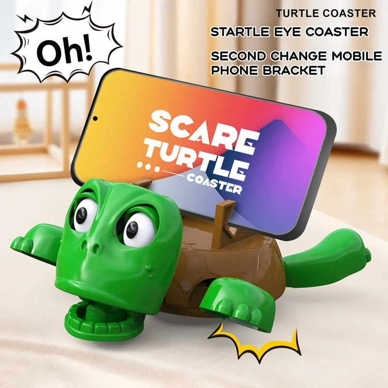 Creative Turtle Cup Pad Phone Holder Stand Tea Coffee Mug Drinks Holder Coaster Tableware Decorative 3D Printed Ornament