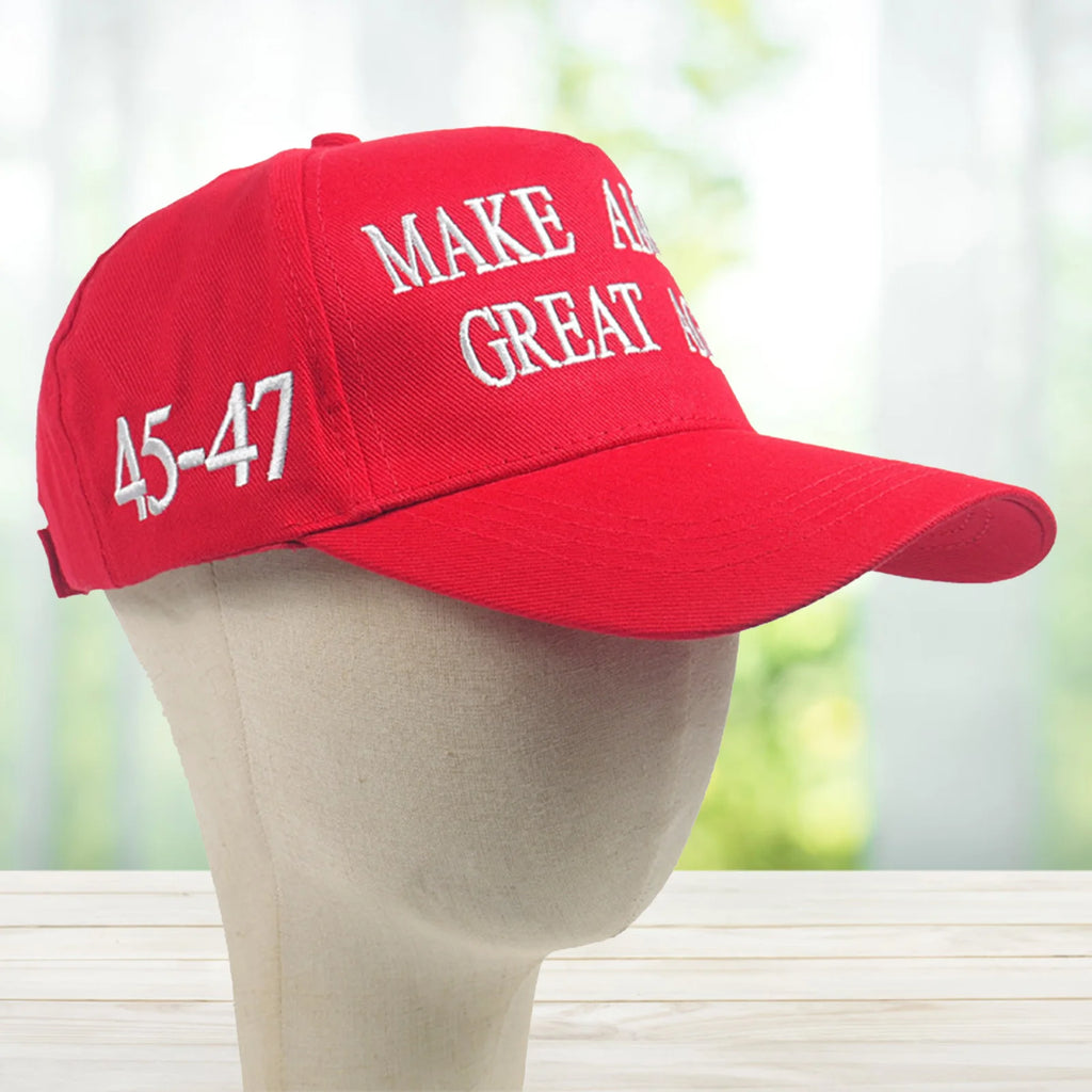 2025 New Donald Trump Cap 45-47 President Hat USA Snapback Baseball Caps Fashion Embroidered Hat