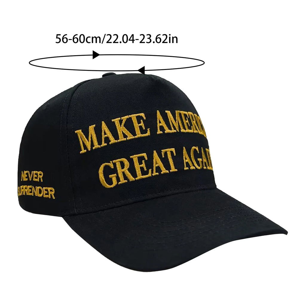 2025 New Donald Trump Cap 45-47 President Hat USA Snapback Baseball Caps Fashion Embroidered Hat